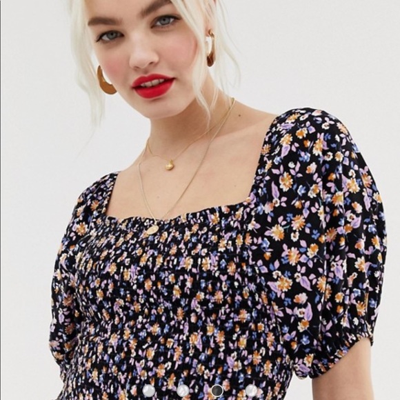 Floral Print Top - Picture 3 of 6